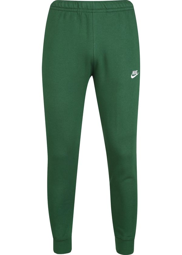 Nike Sportswear Nike Sportswear Панталон 'Club Fleece'  тъмнозелено / бяло