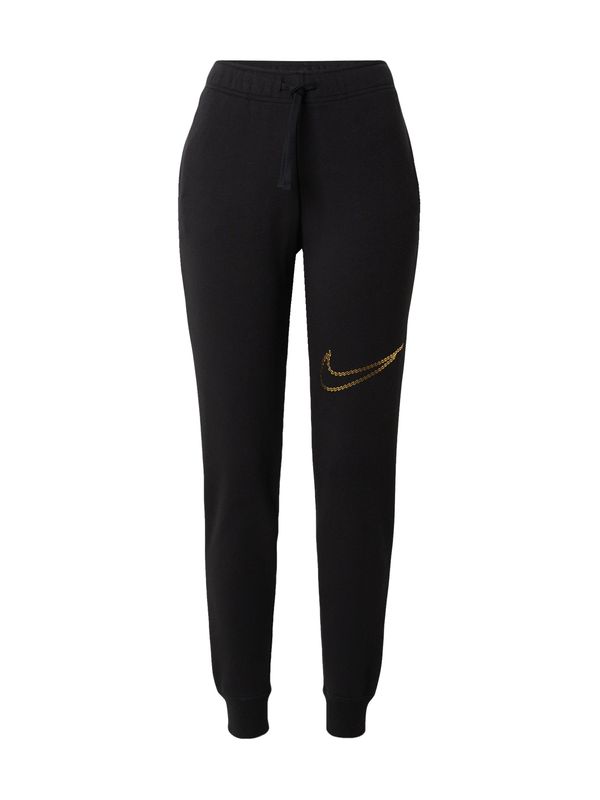 Nike Sportswear Nike Sportswear Панталон 'CLUB FLEECE'  злато / черно