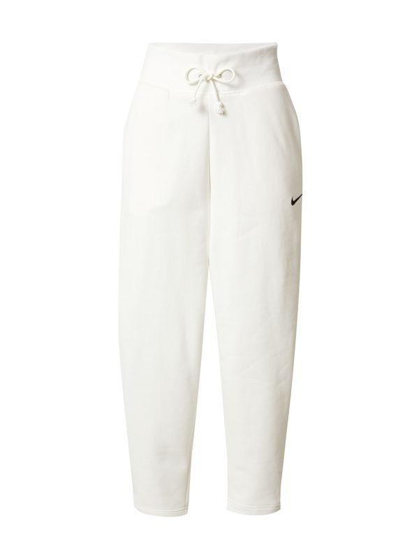 Nike Sportswear Nike Sportswear Панталон 'PHNX FLC'  черно / яйчена черупка