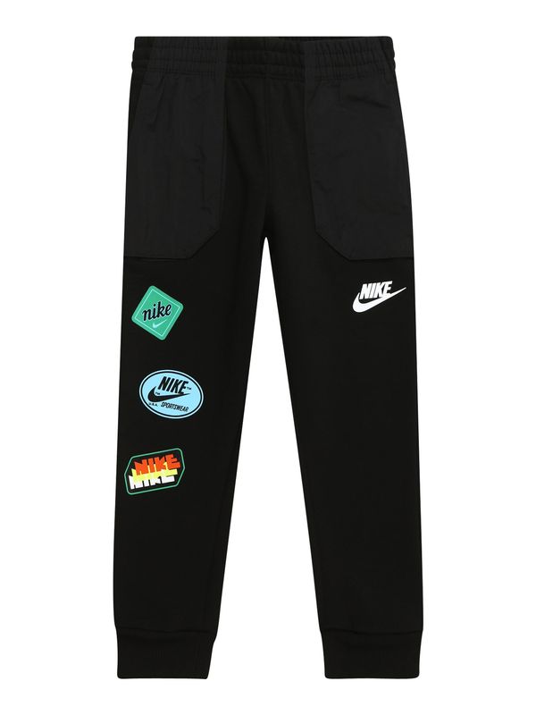 Nike Sportswear Nike Sportswear Панталон  светлосиньо / ябълка / черно / бяло