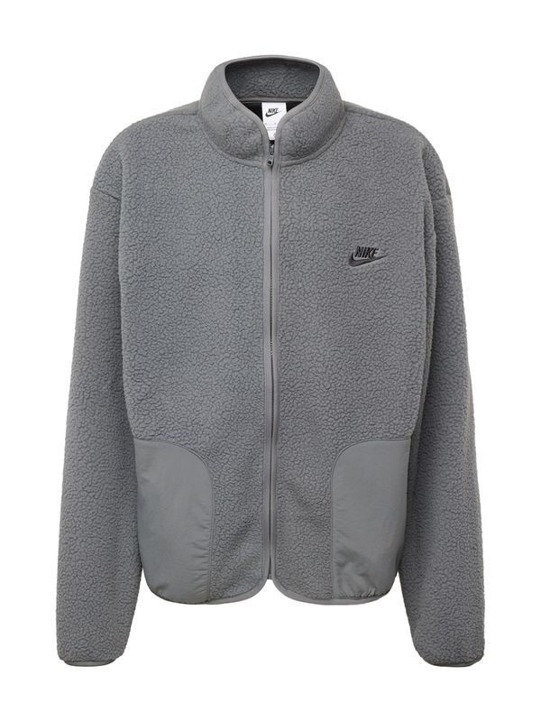 Nike Sportswear Nike Sportswear Поларено яке 'CLUB'  антрацитно черно / черно