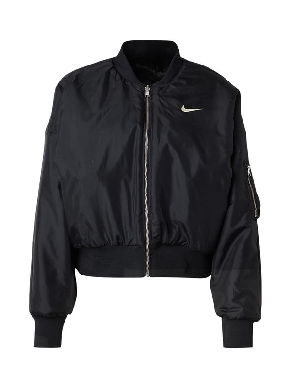 Nike Sportswear Nike Sportswear Преходно яке  черно / бяло