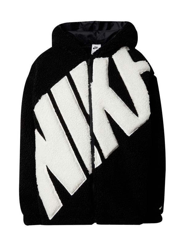 Nike Sportswear Nike Sportswear Преходно яке  черно / бяло