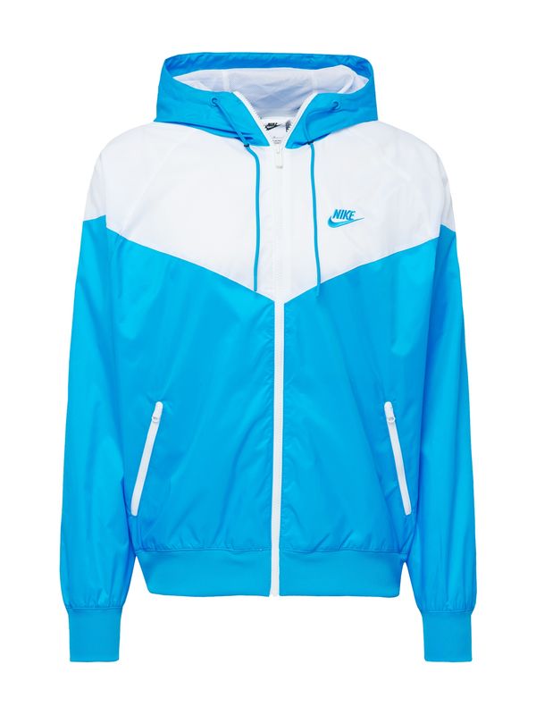 Nike Sportswear Nike Sportswear Преходно яке  небесносиньо / бяло