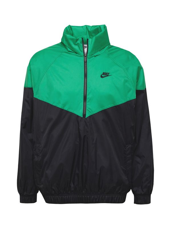 Nike Sportswear Nike Sportswear Преходно яке 'Windrunner'  тревнозелено / черно