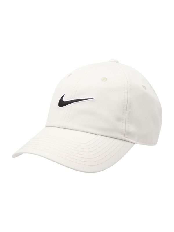 Nike Sportswear Nike Sportswear Шапка с козирка 'U NK CLUB CAP U CB SWSH L'  бежово / черно