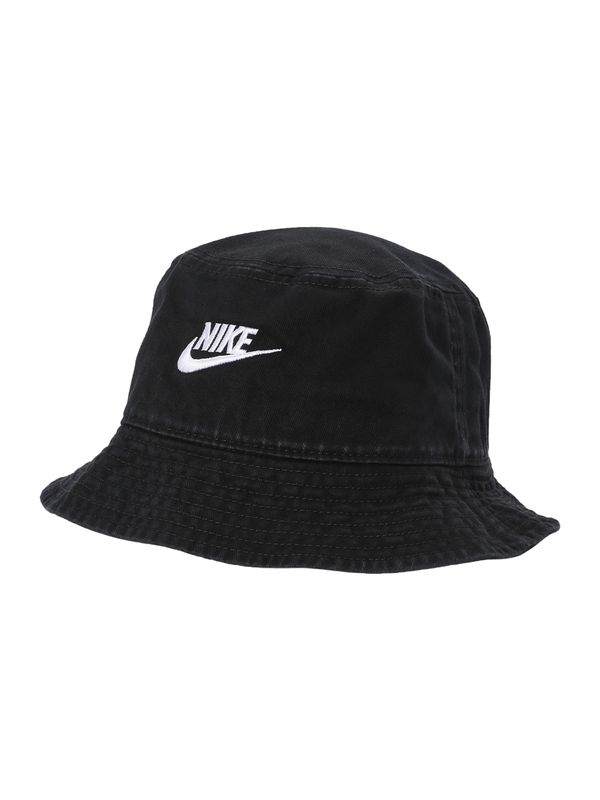 Nike Sportswear Nike Sportswear Шапка с периферия  черен деним / бяло