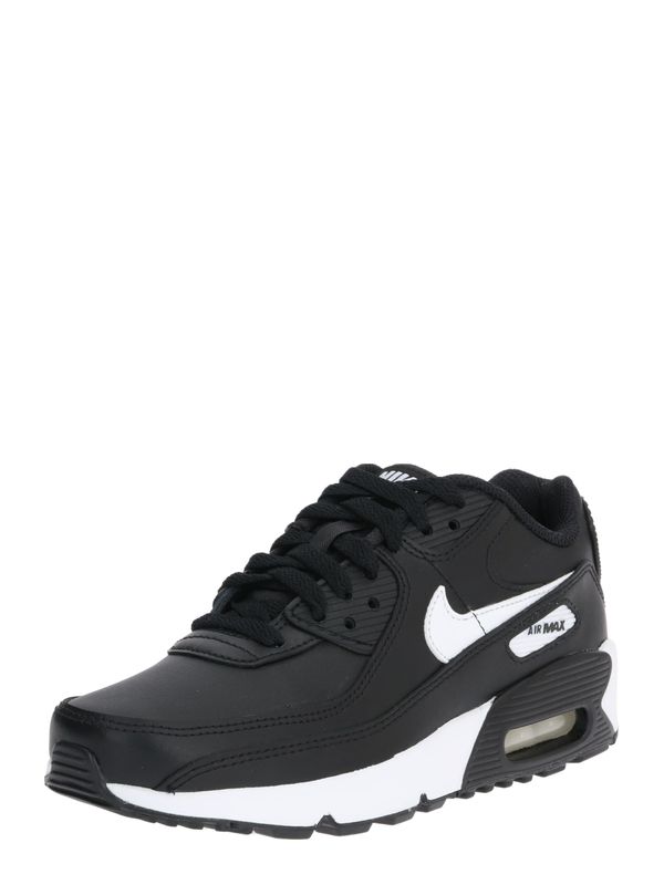 Nike Sportswear Nike Sportswear Сникърси 'Air Max 90 LTR'  черно / бяло