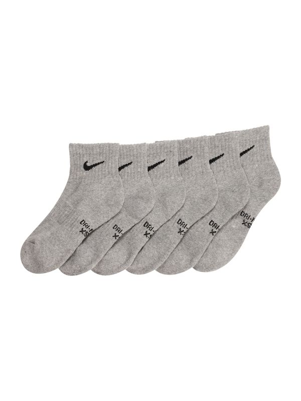 Nike Sportswear Nike Sportswear Спортни чорапи  сив меланж / черно