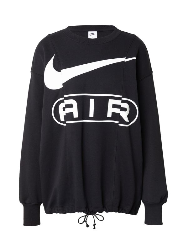 Nike Sportswear Nike Sportswear Суичър 'Air'  черно / бяло