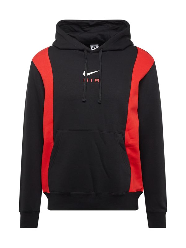 Nike Sportswear Nike Sportswear Суичър 'AIR'  червено / черно / бяло