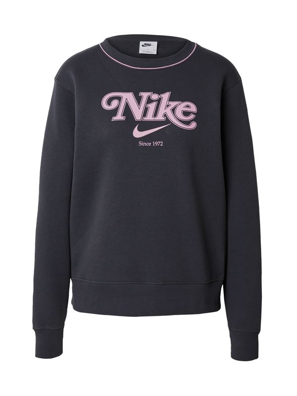 Nike Sportswear Nike Sportswear Суичър  антрацитно черно / слива