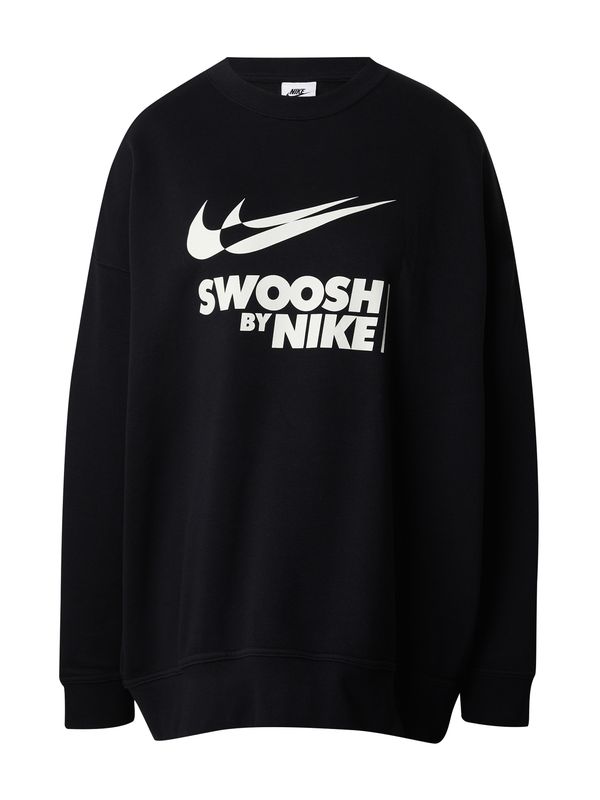 Nike Sportswear Nike Sportswear Суичър  черно / бяло