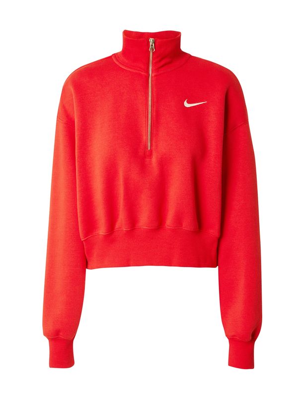 Nike Sportswear Nike Sportswear Суичър  червено / бяло
