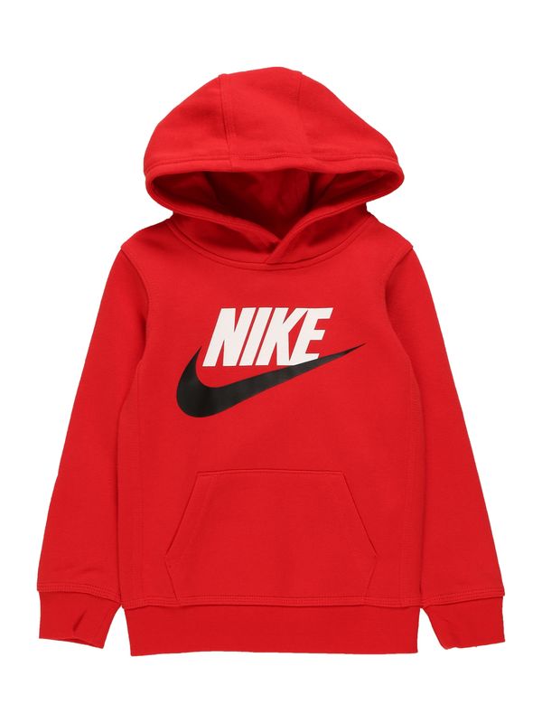 Nike Sportswear Nike Sportswear Суичър  червено / черно / бяло