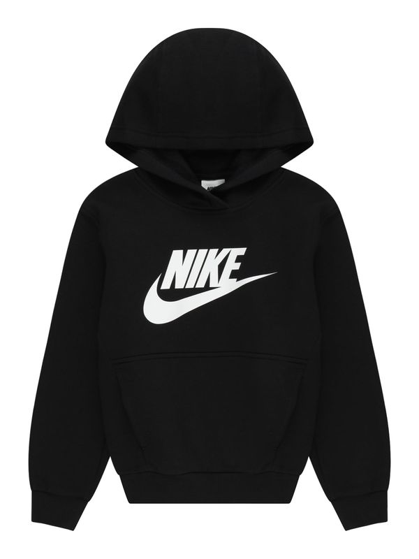 Nike Sportswear Nike Sportswear Суичър 'Club FLC'  черно / бяло