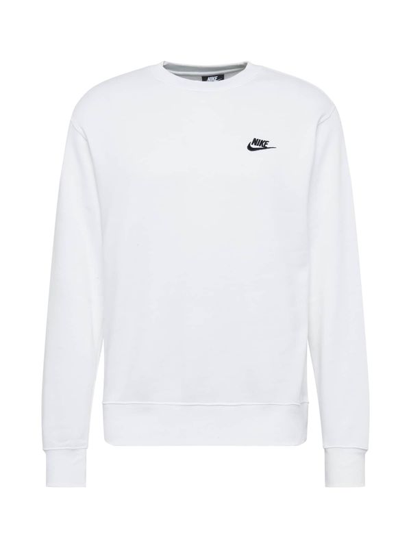 Nike Sportswear Nike Sportswear Суичър 'Club Fleece'  черно / бяло