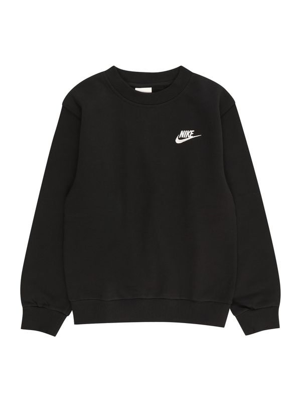 Nike Sportswear Nike Sportswear Суичър 'Club Fleece'  черно / бяло