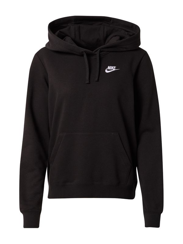 Nike Sportswear Nike Sportswear Суичър 'Club Fleece'  черно / бяло