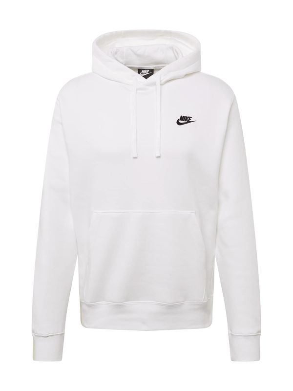 Nike Sportswear Nike Sportswear Суичър 'Club Fleece'  черно / бяло