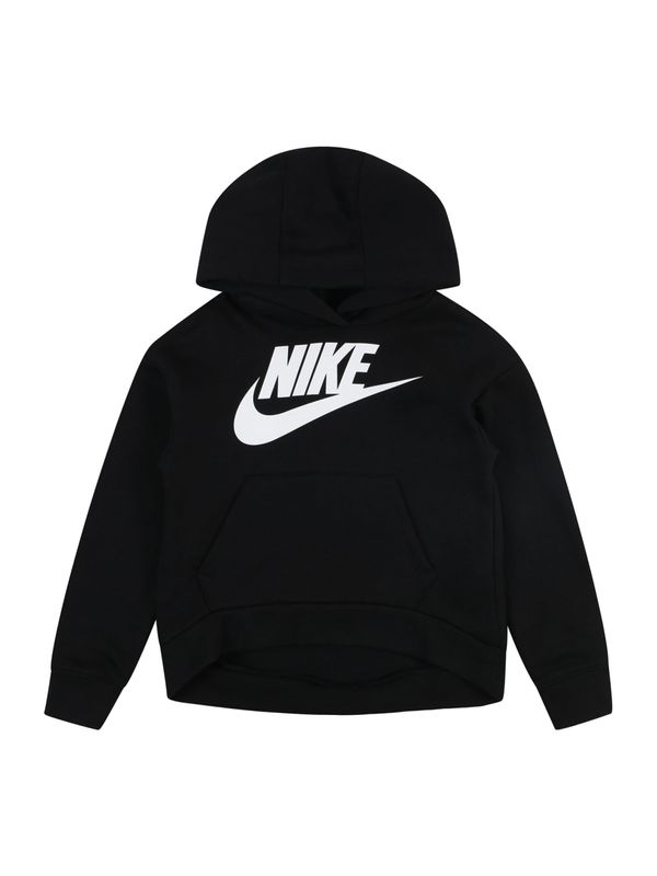 Nike Sportswear Nike Sportswear Суичър 'CLUB FLEECE'  черно / бяло