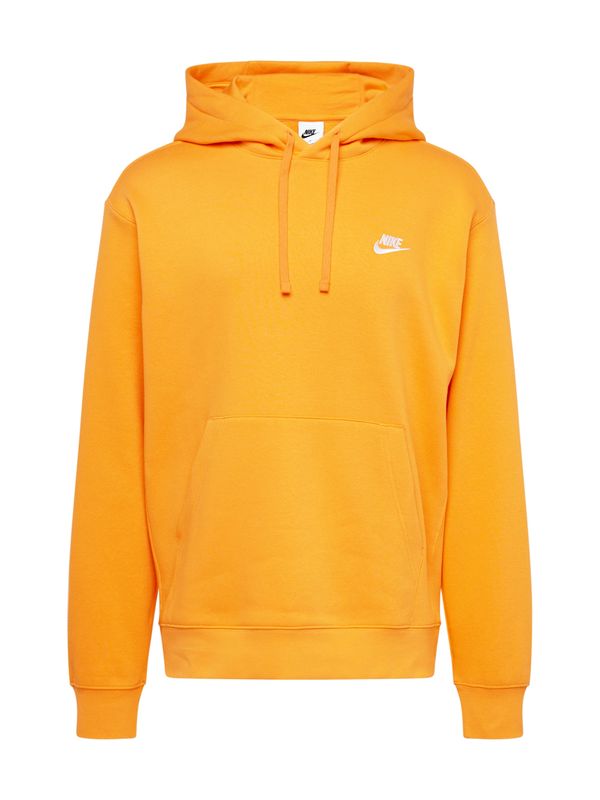 Nike Sportswear Nike Sportswear Суичър 'Club Fleece'  мандарина / бяло