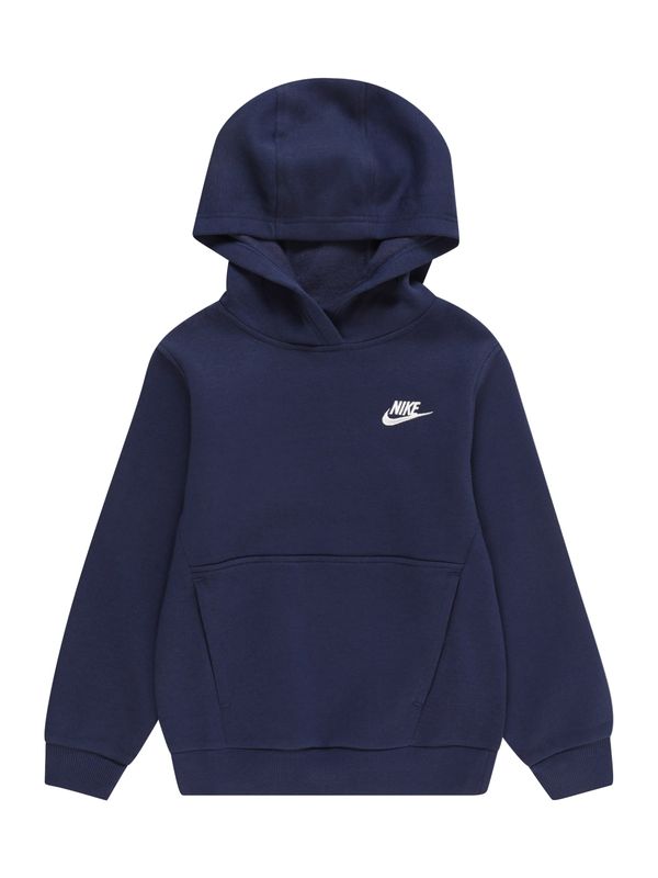 Nike Sportswear Nike Sportswear Суичър 'Club Fleece'  нейви синьо / бяло