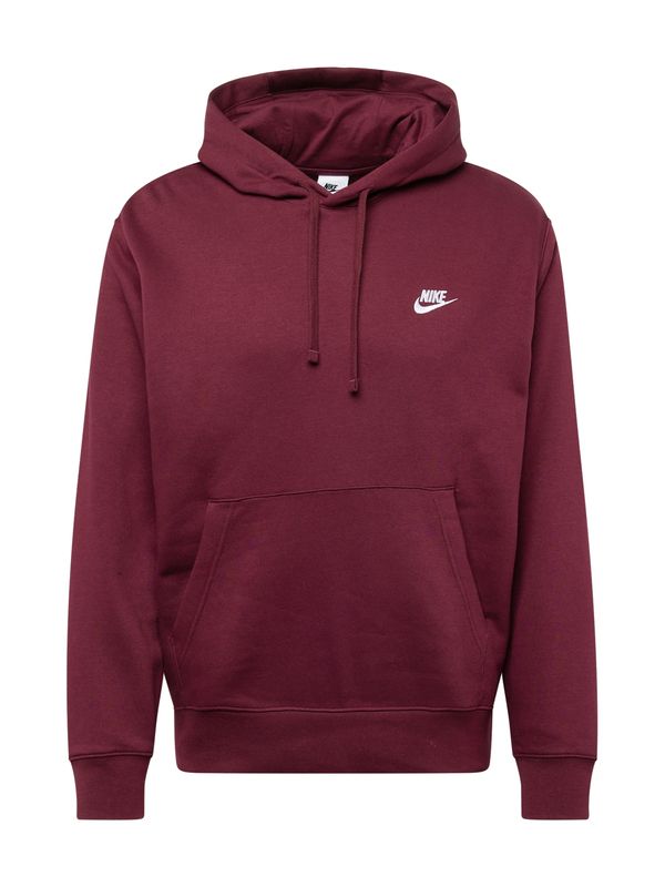 Nike Sportswear Nike Sportswear Суичър 'Club Fleece'  шоколад / мръсно бяло