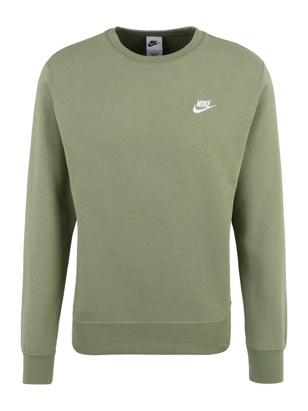 Nike Sportswear Nike Sportswear Суичър 'Club Fleece'  ябълка / бяло