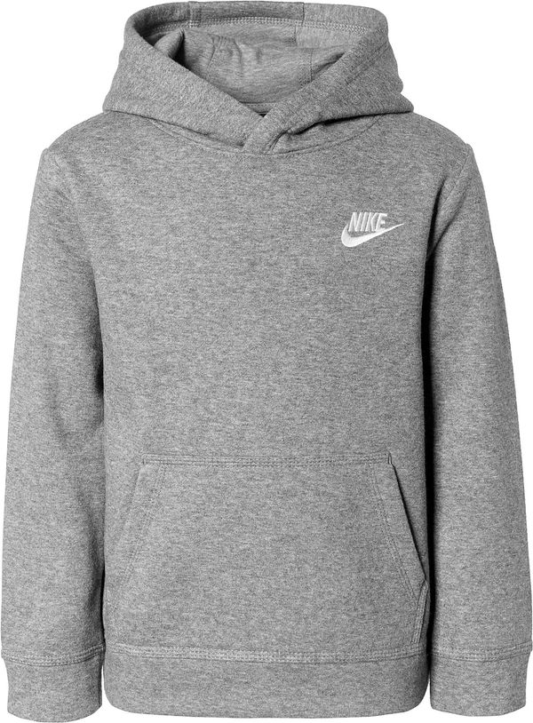 Nike Sportswear Nike Sportswear Суичър 'Club'  сив меланж / бяло