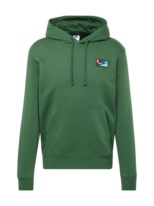 Nike Sportswear Nike Sportswear Суичър 'CLUB+'  светлосиньо / зелено / светлорозово / черно