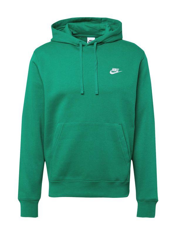Nike Sportswear Nike Sportswear Суичър 'CLUB'  зелено / бяло