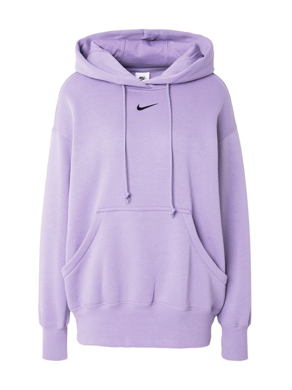 Nike Sportswear Nike Sportswear Суичър 'Phoenix Fleece'  лилав / черно