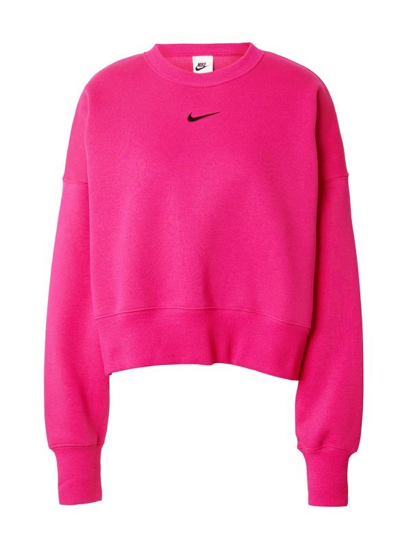 Nike Sportswear Nike Sportswear Суичър 'Phoenix Fleece'  розово / черно