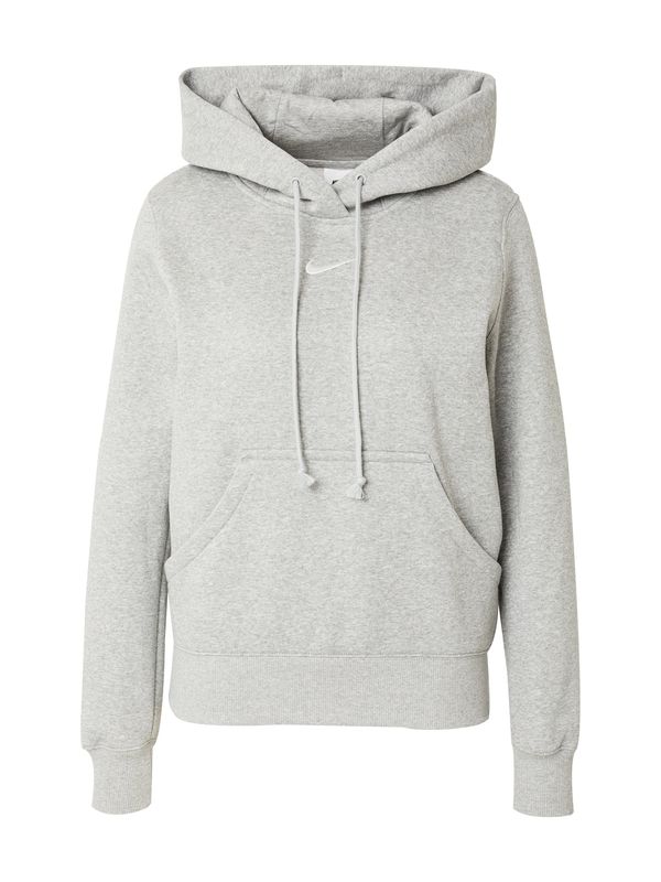 Nike Sportswear Nike Sportswear Суичър 'Phoenix Fleece'  сив меланж / бяло
