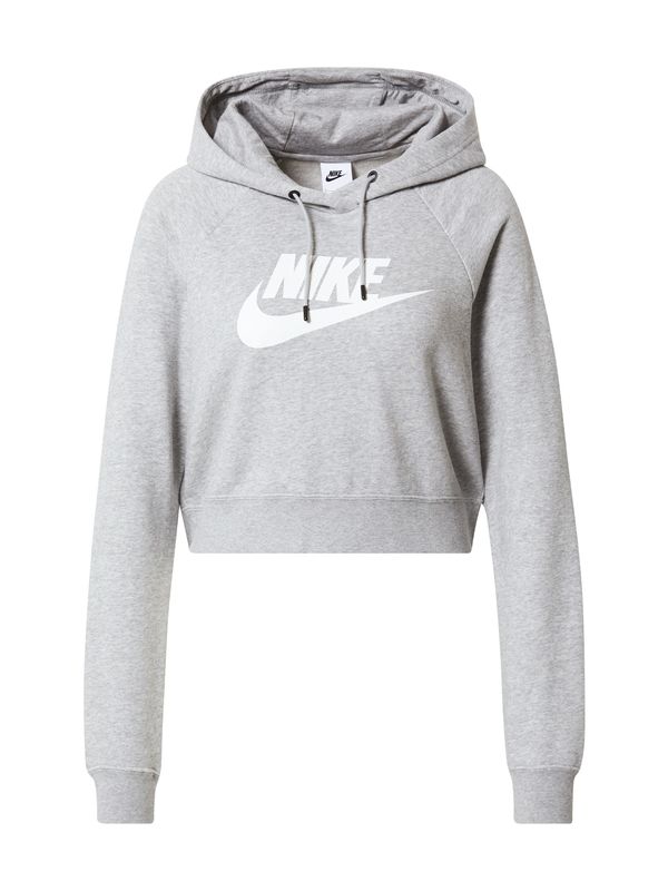 Nike Sportswear Nike Sportswear Суичър  сив меланж / бяло