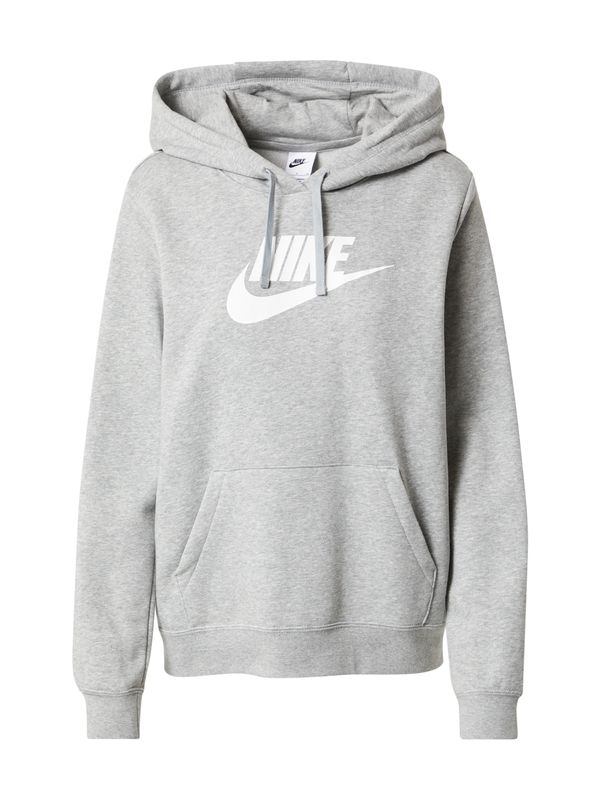 Nike Sportswear Nike Sportswear Суичър  сив меланж / бяло