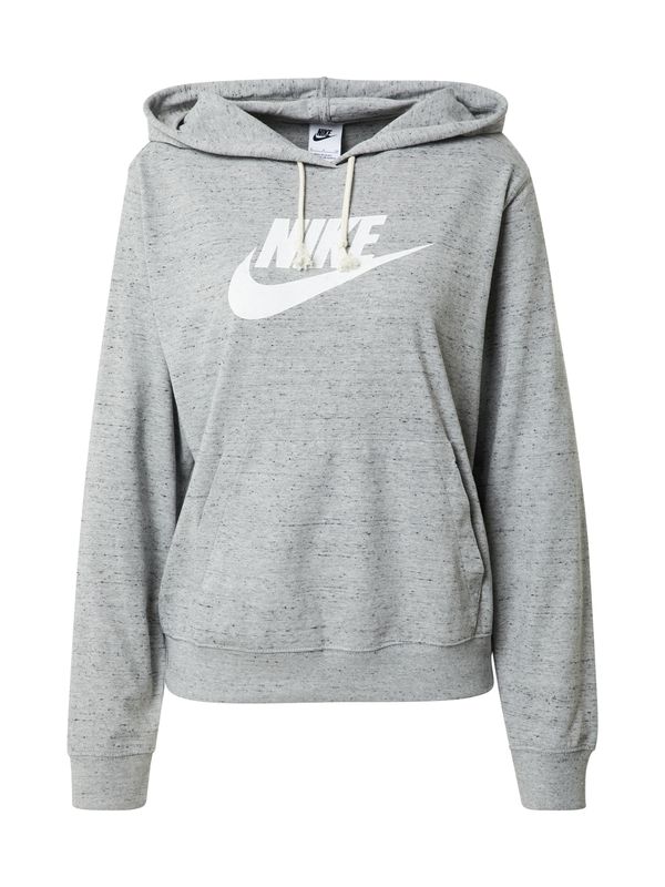 Nike Sportswear Nike Sportswear Суичър  сив меланж / бяло