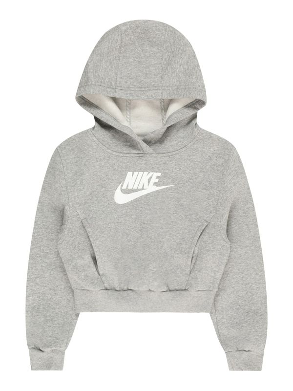 Nike Sportswear Nike Sportswear Суичър  сиво / бяло