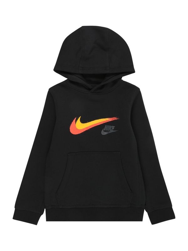 Nike Sportswear Nike Sportswear Суичър  жълто / антрацитно черно / корал / черно
