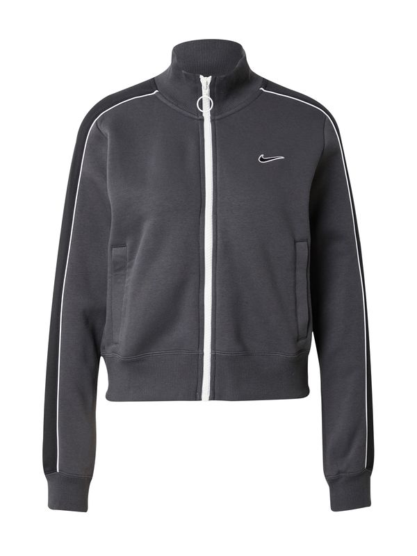 Nike Sportswear Nike Sportswear Суичъри с качулка  антрацитно черно / черно / бяло
