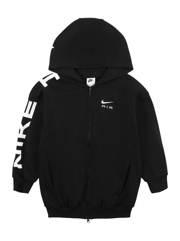 Nike Sportswear Nike Sportswear Суичъри с качулка  черно / бяло