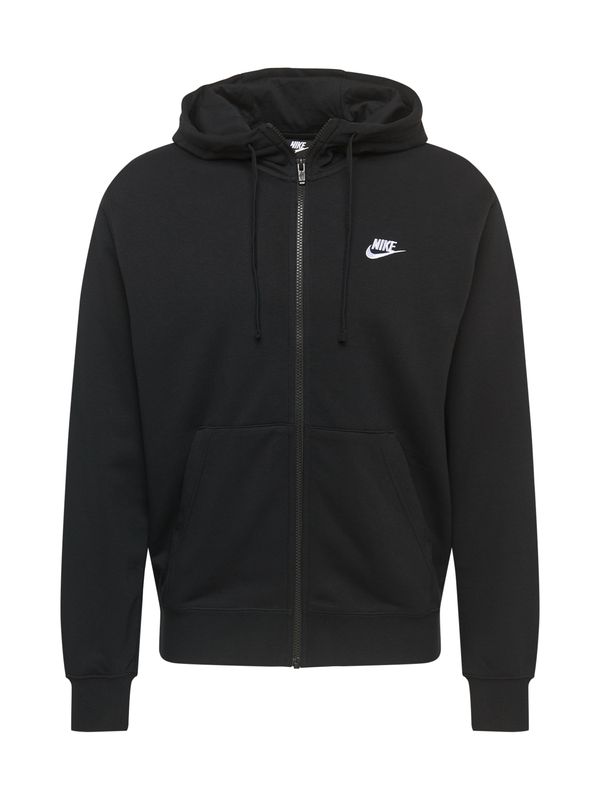 Nike Sportswear Nike Sportswear Суичъри с качулка  черно / бяло