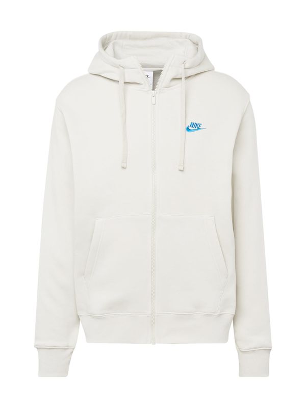 Nike Sportswear Nike Sportswear Суичъри с качулка 'CLUB FLC'  лазурно синьо / мръсно бяло