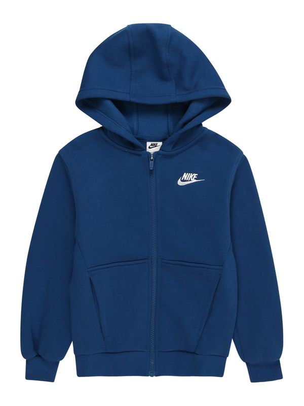 Nike Sportswear Nike Sportswear Суичъри с качулка 'CLUB FLEECE'  синьо / бяло