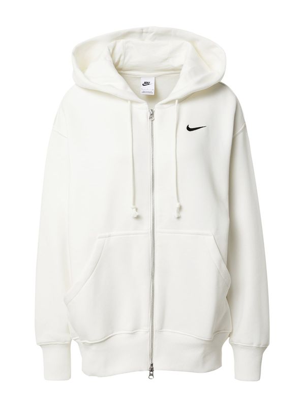 Nike Sportswear Nike Sportswear Суичъри с качулка 'PHNX FLC'  черно / яйчена черупка