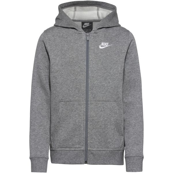 Nike Sportswear Nike Sportswear Суичъри с качулка  сив меланж / бяло