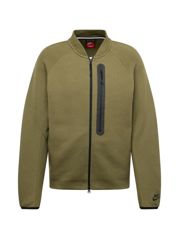 Nike Sportswear Nike Sportswear Суичъри с качулка 'TCH FLC N98'  маслина / черно