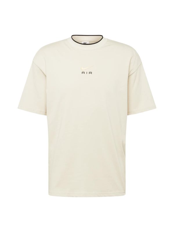 Nike Sportswear Nike Sportswear Тениска 'AIR'  капучино / черно / бяло