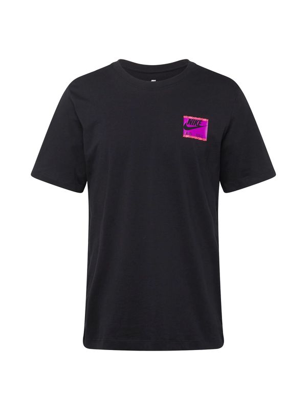 Nike Sportswear Nike Sportswear Тениска 'AIR'  лилав / черно